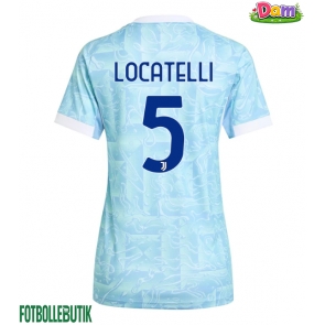 Juventus Manuel Locatelli #5 Bortatröja Kvinnor 2025-26 Kortärmad